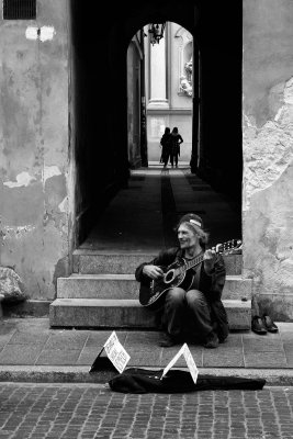 Old Town Busker