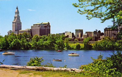 Postcard of Hartford, CT  1950's