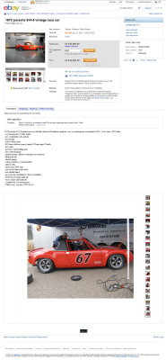 1970 Porsche 914-6 sn 914.043.0507 eBay Auction 20130609  Buy it Now $42,500