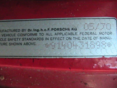 1970 Porsche 914-6 sn 914.043.1898 20131002 eBay Auction - Photo 11