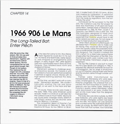 Porsche Legends - 1966 906 Le Mans, Book Chapter, 14 Page 88