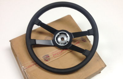 380mm RS / RSR / 914-6 GT Leather Steering Wheel, OEM, NOS 1
