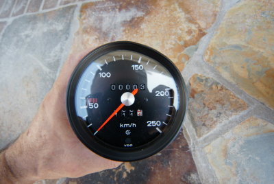 NOS VDO 250 Km/h Euro Speedometer 914-6 GT - Photo 12