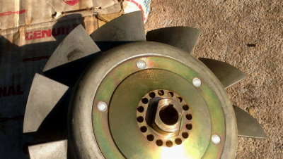 225mm 911SC Small Magnesium Fan, OEM, NOS (78-79)