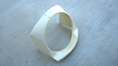 Headlight Surround Plastic Covers (White) Left Side - Photo 7