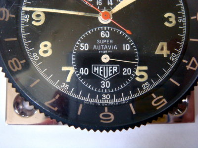 Heuer Super Autavia Chronograph Rallye Timer, B Model, Used, eBay Sold $2,550 (20140331)