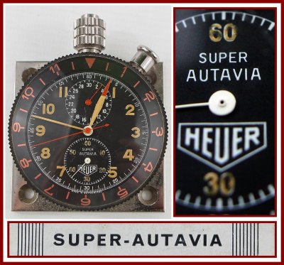 Heuer Super Autavia Chronograph Rallye Timer, B Model, NOS - eBay UK Sold 2,xxxx (20140318)