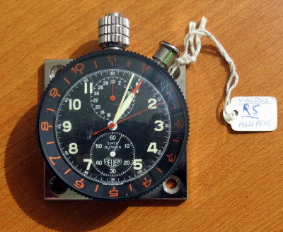 Heuer Super Autavia Chronograph Ralley Timer, B Model, Used - eBay Sold $2,938 (20140307)