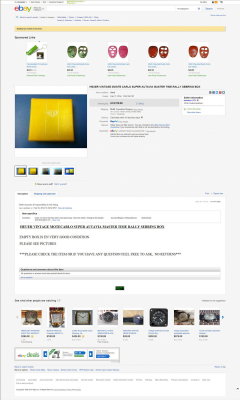 20140217 Heuer Box Monte Carlo RAD Used - eBay Sold $178.50