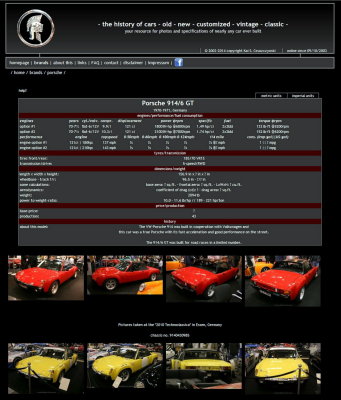 1970 Porsche 914-6 GT sn 914.043.0985 - GT Specs