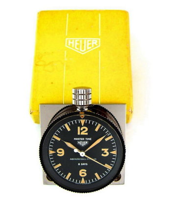 Heuer Master Time 8-Day Rallye Timer Abercrombie & Fitch, Like-New wBox - eBay Photo 2