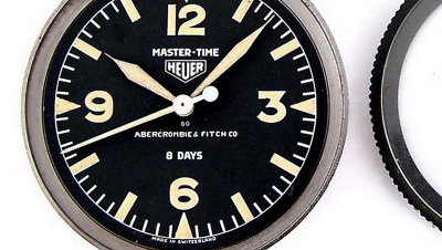 Heuer Master Time 8-Day Rallye Timer Abercrombie & Fitch, Like-New wBox - eBay Photo 4