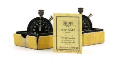 Heuer Auto-Rallye 2-Button Rally Timers w/Twin Plate Qty 2 Used - eBay Auction Photo 13