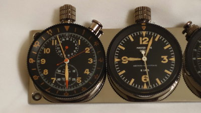 Heuer Super Autavia and Abercrombie & Fitch Co. Triple Rallye Timer Matched Set on Heuer Quad Plate - Photo 19