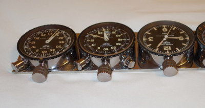 Heuer Super Autavia and Abercrombie & Fitch Co. Triple Rallye Timer Matched Set on Heuer Quad Plate - Photo 25