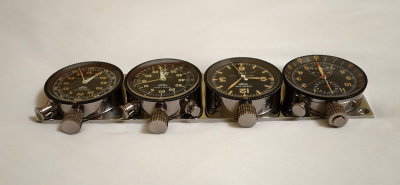 Heuer Super Autavia and Abercrombie & Fitch Co. Triple Rallye Timer Matched Set on Heuer Quad Plate - Photo 22