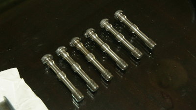 906 Titanium Rod Bolts, OEM, NOS, Qty 6 (Buschen)