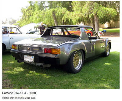 1970 Porsche 914-6 GT 914.043.xxxx John Straub Greatest Show on Turf SD 2008 Photo 2