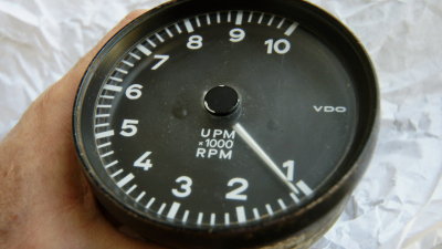 Porsche VDO 10K Mechanical Magnetic Tachometer (1:4 Drive Ratio) - Photo 8
