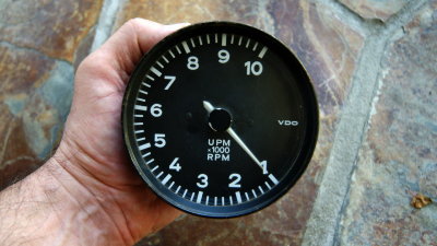 Porsche VDO 10K Mechanical Magnetic Tachometer (1:4 Drive Ratio) - Photo 10