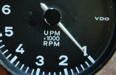Porsche VDO 10K Mechanical Magnetic Tachometer (1:4 Drive Ratio) - Photo 13