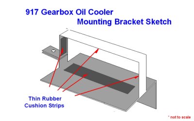 917 Gearbox Oil Cooler Mounting Support Bracket Drawing Sketch 4.bmp