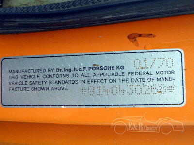 1970 Porsche 914-6 sn 914.043.0268 20150228 The Samba Holland - Photo 32.jpg