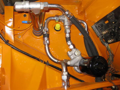 Reproduction 914-6 GT Oil Lines Set-Up (No Kinks)