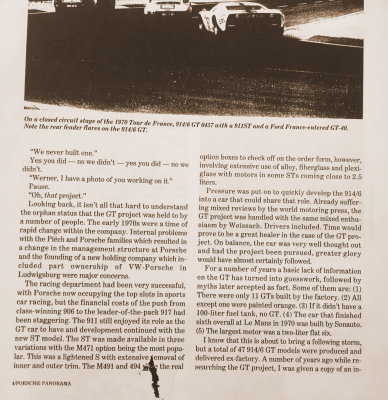 July 1996 Panorama / Exploring the 914-6 GT Mysteries - Page 2