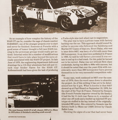 July 1996 Panorama / Exploring the 914-6 GT Mysteries - Page 4