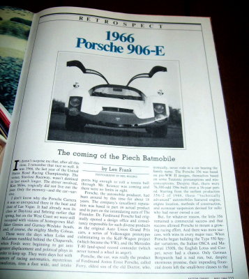 1984 May Motor Trend Mag Article - 1966 Porsche 906E - Page 2