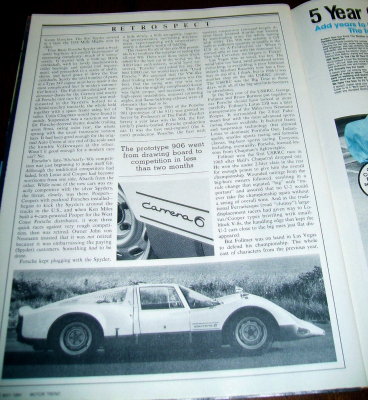 1984 May Motor Trend Mag Article - 1966 Porsche 906E - Page 4