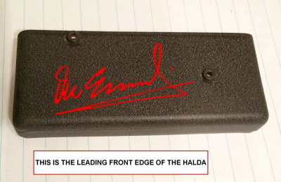 Vic Elford's Signature on HALDA Twin Side Cover - Photo 2