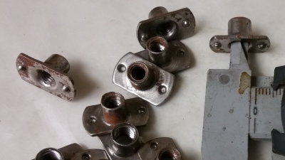 M6 x 1.25 - Tab Base, Weld Tee-Nuts, 2 Projections - Photo 2