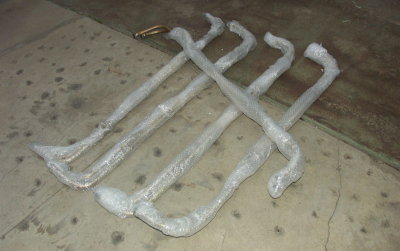 914-6 GT Hard Brass Side Oil Lines - Reproductions