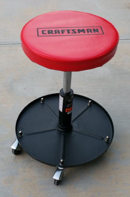 Craftsman Adjustable Mechanics Seat / Rolling Stool