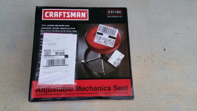 Craftsman Adjustable Mechanics Seat / Rolling Stool - Photo 1