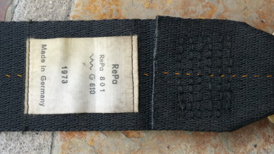 1973 Porsche REPA Racing Harness, pn 801, OEM - Photo 39