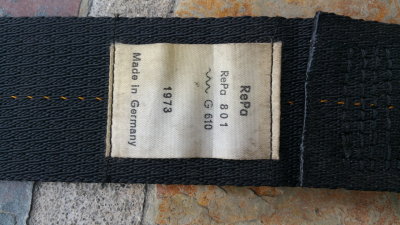 1973 Porsche REPA Racing Harness, pn 801, OEM - Photo 40