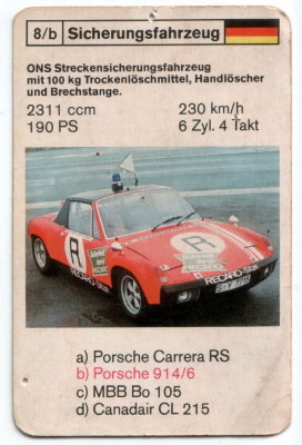 914-6 GT O.N.S. Collector's Cards
