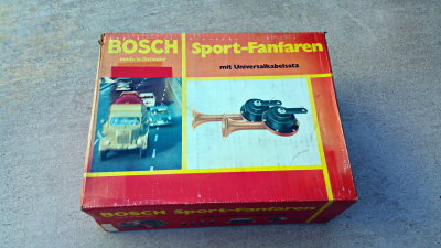 BOSCH Sport-Fanfaren Dual Tone 6v Electric Horns, NOS - Photo 1