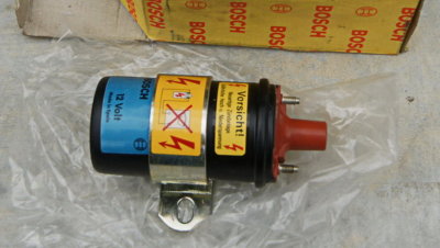 NOS #2 - BOSCH Twin Ignition Coil, pn 0.221.121.001, Date Code: 749 Sep/87 - Photo 8