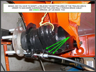 914-6 GT Rally Brake Modification (Benno Stabernack, DE) Trailing Arm Modification Question we have - Photo 26