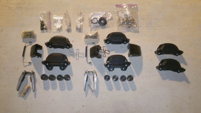 74' Porsche 911 RSR Brake Calipers, Rotor Hats, Etc. Parts Lot