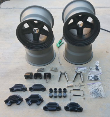 911 RSR Brake Calipers Parts and 917 V-Spoke Magnesium Wheels ALL PARTS OEM - Photo 1