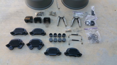 911 RSR Brake Calipers Parts and 917 V-Spoke Magnesium Wheels ALL PARTS OEM - Photo 5