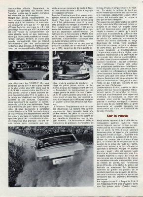 1970 Porsche 914-6 Article by Sport Auto  November 1970 Issue - Page 3