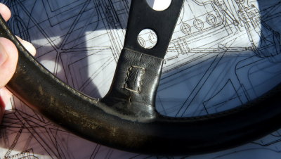 Joe Siffert / Solar Productions Momo Italy Prototipo Leather Covered Steering Wheel - Photo 10