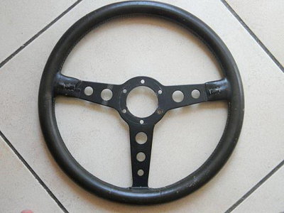 Joe Siffert / Solar Productions Momo Italy Prototipo Leather Covered Steering Wheel