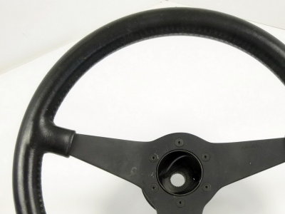 Porsche 911 - Moto-Lita 365mm Racing Leather Steering Wheel, 3 Solid-Spoke - Photo 2